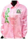 Buffalo Dallas Alpha Kappa Alpha Crossing Line Jacket [Pink/Green]