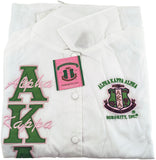 Buffalo Dallas Alpha Kappa Alpha Crossing Line Jacket [White/Green]