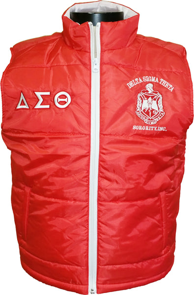 Buffalo Dallas Delta Sigma Theta Vest [Sleeveless - Red]