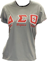 Buffalo Dallas Delta Sigma Theta Embroidered T-Shirt [Short Sleeve - Grey]