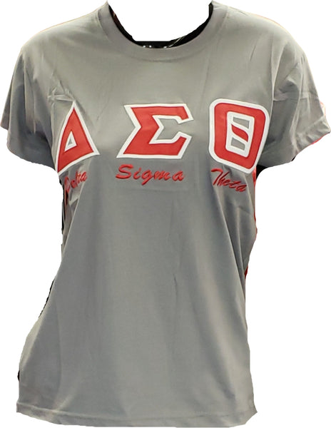 Buffalo Dallas Delta Sigma Theta Embroidered T-Shirt [Short Sleeve - Grey]