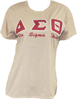 Buffalo Dallas Delta Sigma Theta Embroidered T-Shirt [Short Sleeve - Khaki]