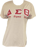Buffalo Dallas Delta Sigma Theta Embroidered T-Shirt [Short Sleeve - Khaki]