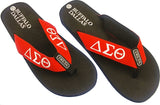 Buffalo Dallas Delta Sigma Theta Thong-Style Flip Flops [Red]