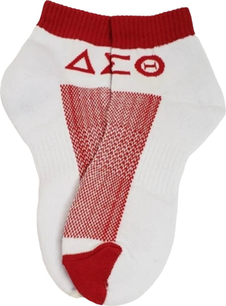 Buffalo Dallas Delta Sigma Theta Ankle Socks [White]