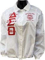 Buffalo Dallas Delta Sigma Theta Crossing Line Jacket [White]