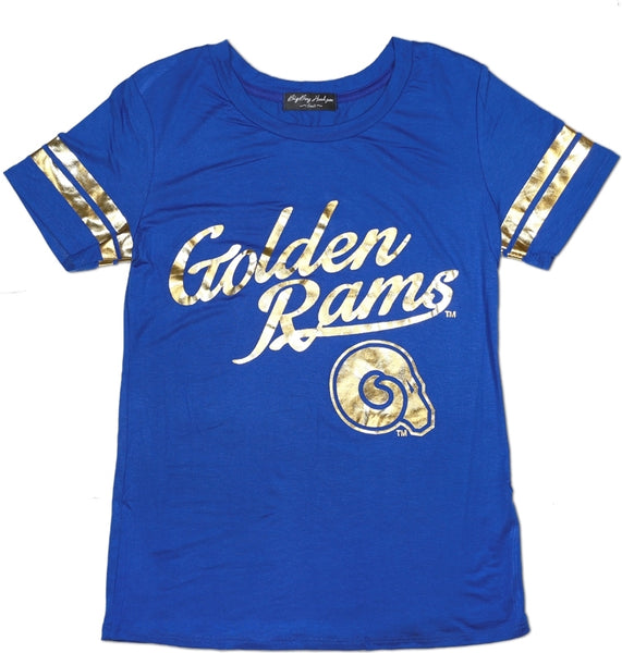 Big Boy Albany State Golden Rams S2 Ladies Jersey Tee [Royal Blue]