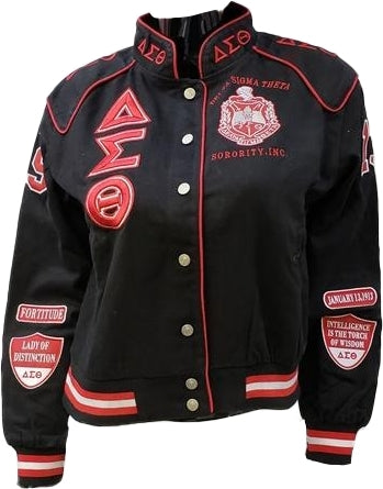 Buffalo Dallas Delta Sigma Theta Racing Jacket [Black]