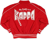 Big Boy Kappa Alpha Psi Future Kappa Divine 9 Kids Twill Jacket [Crimson Red]