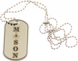 Mason Epoxy Coated Dog Tag [Silver]