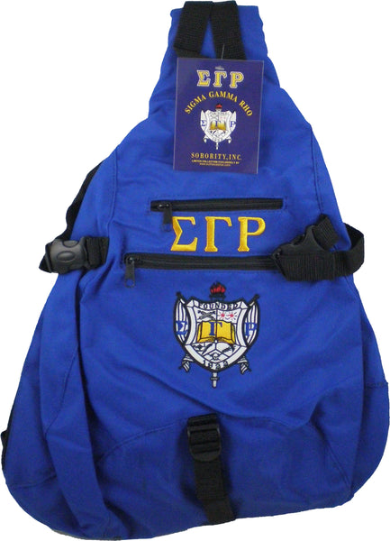 Buffalo Dallas Sigma Gamma Rho Sling Bag [Blue]
