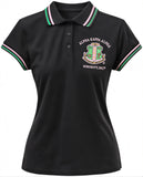 Buffalo Dallas Alpha Kappa Alpha Polo Shirt [Short Sleeve - Black]