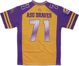 Big Boy Alcorn State Braves S10 Mens Football Jersey [Purple]