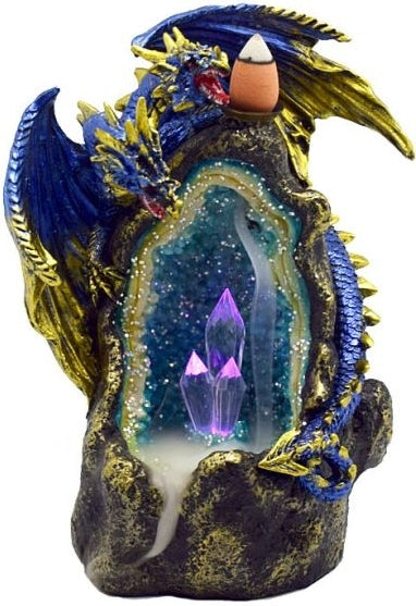 Dragon's Gem Cave Backflow Cone Burner [Multi-Colored]