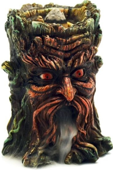 Mini Tree Stump Backflow Cone Burner [Green]