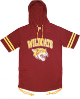 Big Boy Bethune-Cookman Wildcats Ladies Hoodie Tee [Maroon]