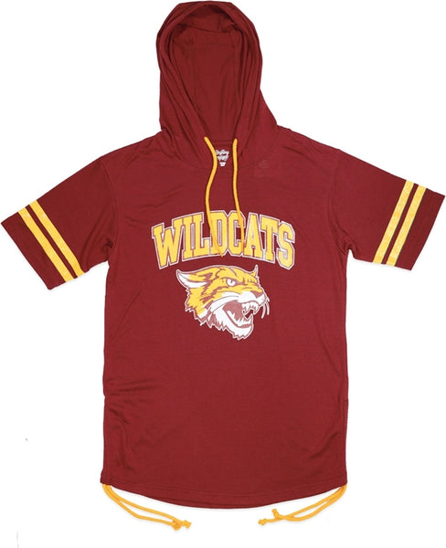 Big Boy Bethune-Cookman Wildcats Ladies Hoodie Tee [Maroon]