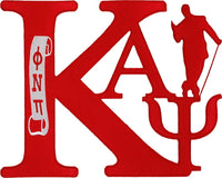 Kappa Alpha Psi Swag Series Tackle Twill Iron-On Patch [Red]