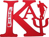 Kappa Alpha Psi Swag Series Tackle Twill Iron-On Patch [Red]