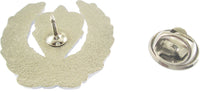Kappa Alpha Psi Sweetheart Silhouette Wreath Lapel Pin [Silver]