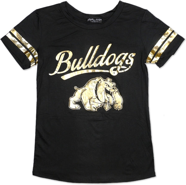 Big Boy Bowie State Bulldogs S2 Ladies Jersey Tee [Black]