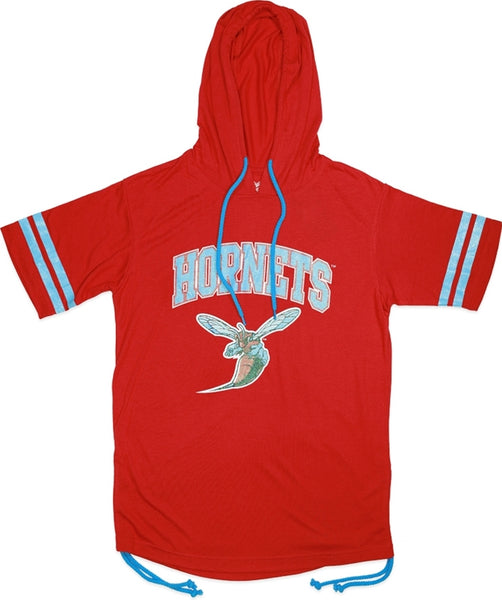 Big Boy Delaware State Hornets Ladies Hoodie Tee [Red]