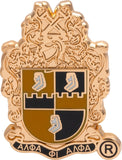 Alpha Phi Alpha 3D Shield Lapel Pin [Gold]