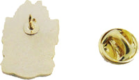 Alpha Phi Alpha 3D Shield Lapel Pin [Gold]