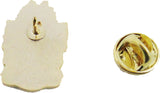 Alpha Phi Alpha 3D Shield Lapel Pin [Gold]