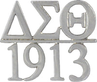 Delta Sigma Theta 1913 Chapter Bar Lapel Pin [Silver]