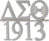 Delta Sigma Theta 1913 Chapter Bar Lapel Pin [Silver]