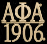 Alpha Phi Alpha 1906 Chapter Bar Lapel Pin [Gold]