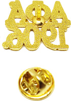 Alpha Phi Alpha 1906 Chapter Bar Lapel Pin [Gold]