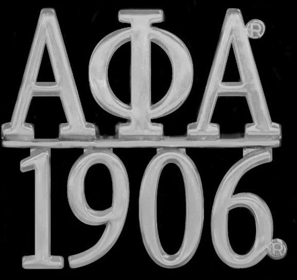Alpha Phi Alpha 1906 Chapter Bar Lapel Pin [Silver]