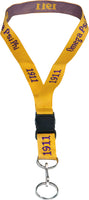 Omega Psi Phi Classic Woven Embroidered Lanyard [Old Gold]