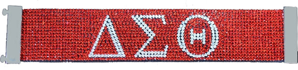 Delta Sigma Theta Austrian Crystal Bracelet [Red]