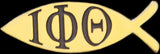Iota Phi Theta Fish Lapel Pin [Gold]