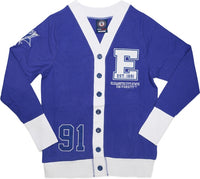 Big Boy Elizabeth City State Vikings S5 Light Weight Ladies Cardigan [Royal Blue]
