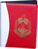 Delta Sigma Theta Crest Padfolio [Red]
