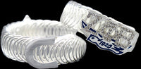 Zeta Phi Beta Dove Crystal Stretchy Bracelet [Silver]