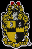 Alpha Phi Alpha Crest Chenille Emblem Iron-On Patch [Gold]