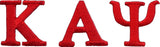 Kappa Alpha Psi Small Letters Iron-On Patch Set [Red]