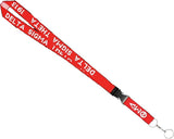 Delta Sigma Theta Break Away Woven Lanyard [Red]