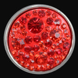 Crystal Single Snap Button [Red]