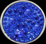 Crystal Single Snap Button [Blue]