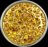Crystal Single Snap Button [Gold]