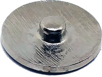 Heroines of Jericho Single Snap Button with Crystals [Silver]