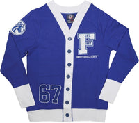 Big Boy Fayetteville State Broncos S5 Light Weight Ladies Cardigan [Royal Blue]