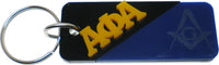 Alpha Phi Alpha + Mason Two Group Split Key Chain [Black/Blue]
