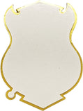 Iota Phi Theta Shield Die-Cut Car Badge [Brown]